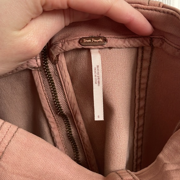 Free People Modern Femme Bodycon Mini Skirt in Mauve - Picture 3 of 3